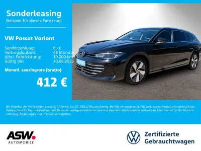 Gebraucht VW Passat Business 204 PS (150 kW) 2025 Grenadillschwarz metallic Kombi