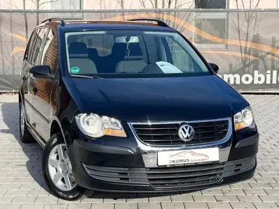 Gebraucht VW Touran Sportline 110 PS (80 kW) 2009 Schwarz Van / Kleinbus