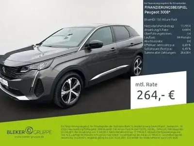Gebraucht Peugeot 3008 Allure 131 PS (96 kW) 2023 Platingrau SUV