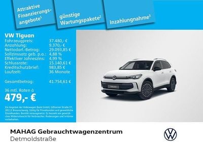 Pure white Gebraucht 2025 VW Tiguan Goal SUV | 37.480 € (Guter Preis)