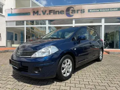 Gebraucht Nissan Tiida Acenta 126 PS (92 kW) 2008 Blau Limousine
