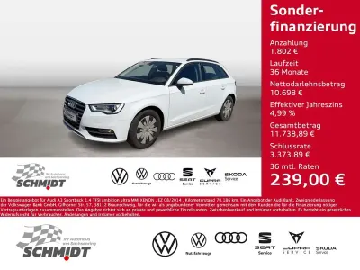 Gebraucht Audi A3 Ambition 150 PS (110 kW) 2014 Weiß Limousine