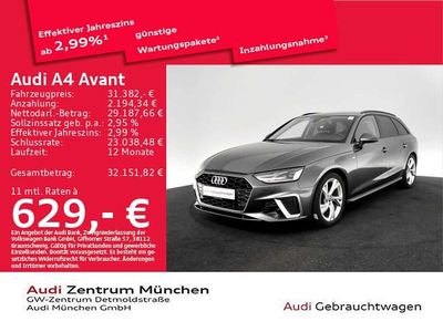 Gebraucht Audi A4 S-Line 163 PS (119 kW) 2023 Daytonagrau perleffekt Kombi
