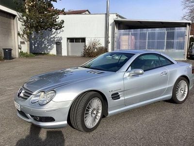 Second-hand Mercedes SL55 AMG AMG 500 CP (367 kW) 2007 Argintiu Cabrio