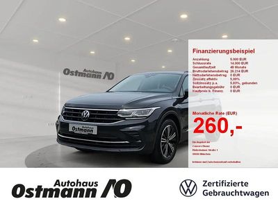 Grau Gebraucht 2022 VW Tiguan Life SUV | 25.220 € (Guter Preis)