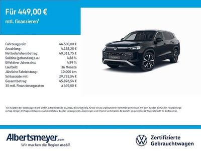 Gebraucht VW Tayron Elegance 150 PS (110 kW) 2025 Schwarz SUV