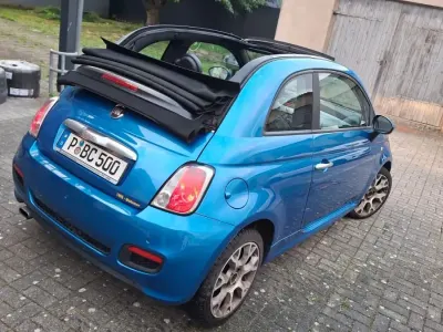 Gebraucht Fiat 500 105 PS (77 kW) 2015 Blau Cabrio