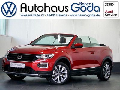Gebraucht VW T-Roc Cabriolet Style 110 PS (80 kW) 2022 Kings red (metallic) Cabrio