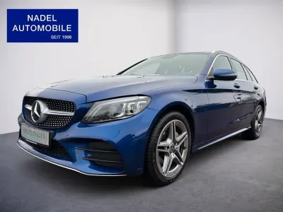 Gebraucht Mercedes C220 AMG line 194 PS (142 kW) 2018 Blau Limousine