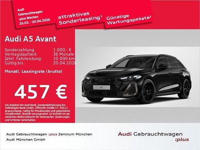 Gebraucht Audi A5 Edition .1 204 PS (150 kW) 2025 Mythosschwarz metallic Kombi