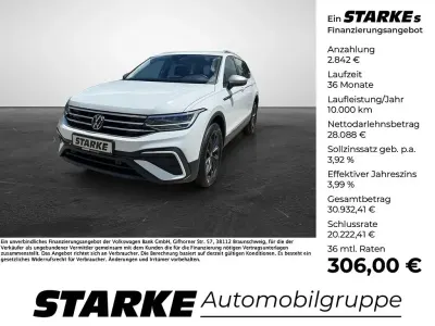 Gebraucht VW Tiguan Allspace Life 150 PS (110 kW) 2024 Weiß (pure white) SUV