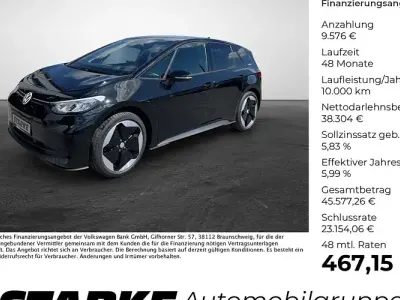 Neu VW ID.3 Pro 169 kW (231 PS) 2026 Schwarz (grenadillschwarz metallic) Kleinwagen
