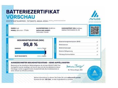Gebraucht Audi Q4 e-tron Comfort 150 kW (204 PS) 2023 Gletscherweiß metallic SUV