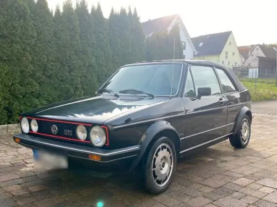 Gebraucht VW Golf Cabriolet GTI 112 PS (82 kW) 1987 Schwarz Cabrio