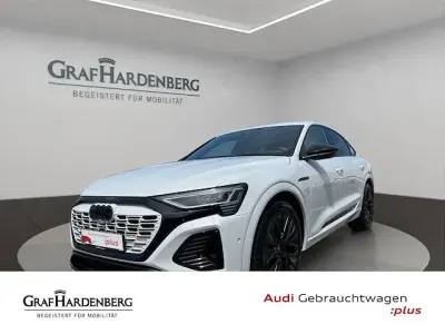 Gebraucht Audi Q8 Sportback e-tron S-Line 250 kW (340 PS) 2024 Gletscherweiß metallic SUV