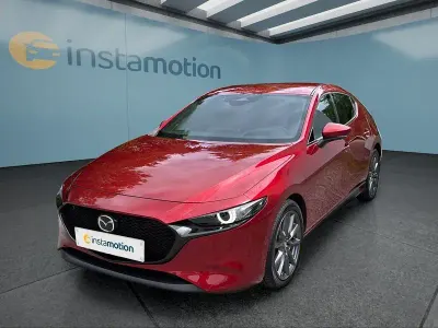 Gebraucht Mazda 3 Exclusive-Line 150 PS (110 kW) 2023 Rot Limousine