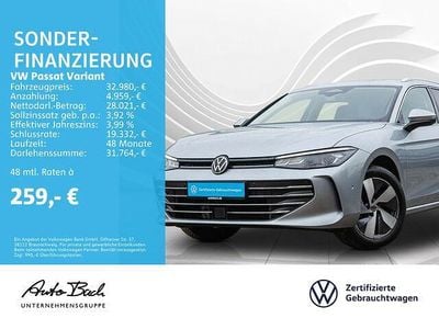 Gebraucht VW Passat Business 150 PS (110 kW) 2024 Silber (oyster silver metallic) Kombi
