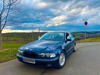 gebraucht BMW 523 i E39 Biarritzblau Metallic Limousine