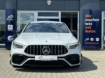 Gebraucht Mercedes CLA45 AMG AMG 422 PS (310 kW) 2021 Mondsteinweiß Coupé