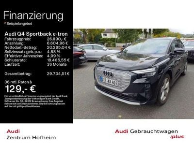 Gebraucht Audi Q4 e-tron 150 kW (204 PS) 2022 Mythosschwarz metallic SUV