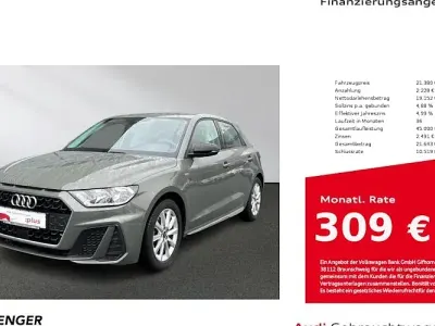 Brugt Audi A1 Sportback S-Line 110 HK (80 kW) 2023 Grå Hatchback