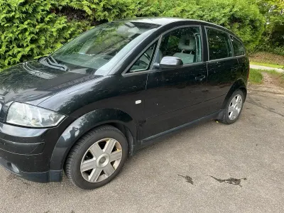 Brugt Audi A2 90 HK (66 kW) 2004 Sort Hatchback