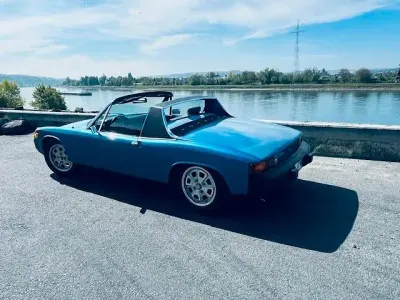 Usata Porsche 914 88 CV (64 kW) 1976 Blu Cabrio