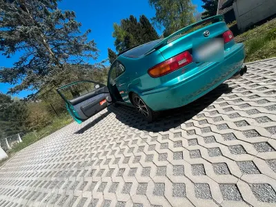 Second-hand Toyota Paseo 90 CP (66 kW) 1996 Albastru Coupe