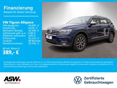 gebraucht VW Tiguan Allspace 2.0 TDI 4M DSG Navi LED Pano AHK