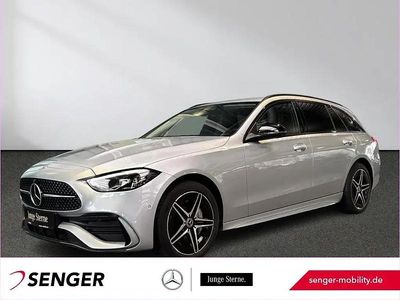 Lack hightechsilber Gebraucht 2022 Mercedes C300e AMG line Kombi | 33.769 € (Etwas zu teuer)