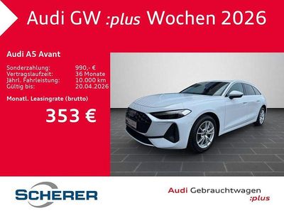 Gebraucht Audi A5 Ambiente 204 PS (150 kW) 2025 Gletscherweiß metallic Kombi