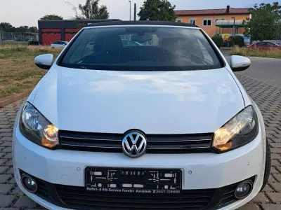 Gebraucht VW Golf Cabriolet Exclusive 122 PS (89 kW) 2012 Weiß Cabrio