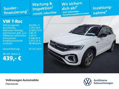 Gebraucht VW T-Roc R-line 150 PS (110 kW) 2025 Weiß SUV