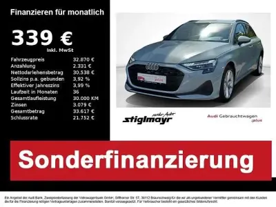 Gebraucht Audi A3 Ambiente 150 PS (110 kW) 2025 Pfeilgrau perleffekt Limousine