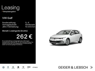 Gebraucht VW Golf VIII Life 110 PS (80 kW) 2023 Pure white Limousine