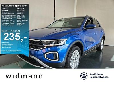 Usata VW T-Roc Life 150 CV (110 kW) 2023 Blu SUV