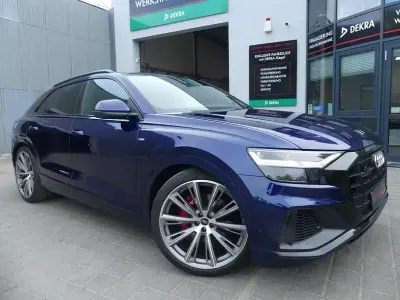 Second-hand Audi Q8 S-Line 340 CP (250 kW) 2022 Albastru SUV