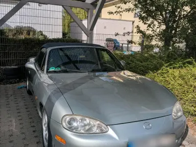 Gebraucht Mazda MX5 110 PS (80 kW) 2003 Silber Cabrio