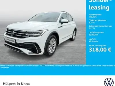 Gebraucht VW Tiguan R-line 150 PS (110 kW) 2023 Weiß SUV