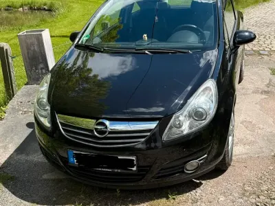 Gebraucht Opel Corsa 80 PS (58 kW) 2008 Schwarz Kleinwagen