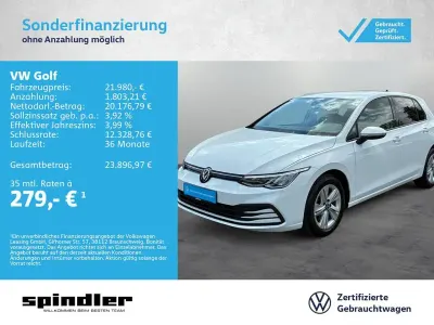 Gebraucht VW Golf VIII Life 110 PS (80 kW) 2023 Pure white Limousine