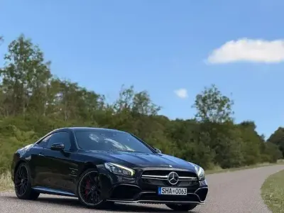 Gebraucht Mercedes SL63 AMG AMG 585 PS (430 kW) 2016 Obsidianschwarz Cabrio