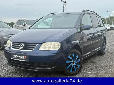 Gebraucht VW Touran Trendline 105 PS (77 kW) 2004 Indigoblau perleffekt Van / Kleinbus