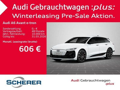 Gletscherweiß metallic (metallic) Gebraucht 2025 Audi A6 e-tron Ambiente Kombi | 69.949 € (Fairer Preis)