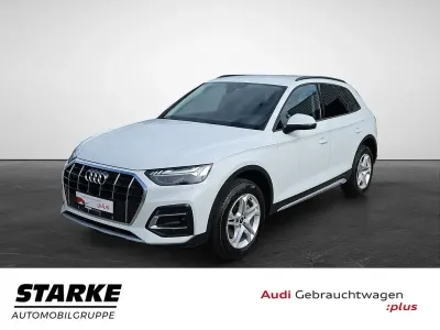 Gebraucht Audi Q5 Advanced 204 PS (150 kW) 2023 Gletscherweiß metallic SUV