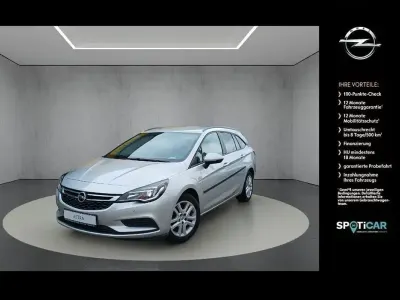 Gebraucht Opel Astra Edition 110 PS (80 kW) 2018 Silber Kombi
