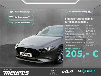 gebraucht Mazda 3 Selection 2.0 M-Hybrid Navi Notbremsass. Klima