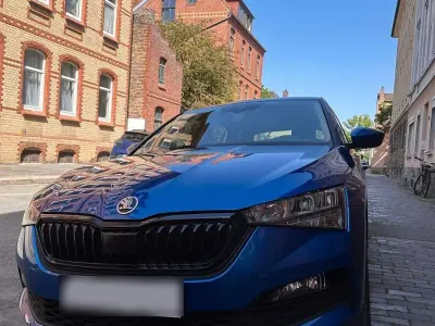 Gebraucht Skoda Scala 90 PS (66 kW) 2020 Blau Kleinwagen