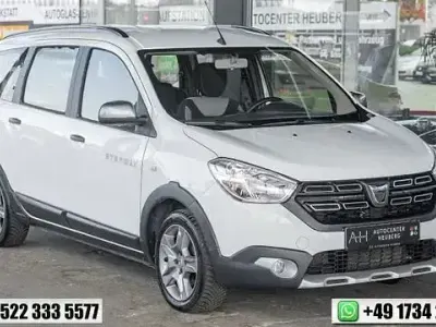 Gebraucht Dacia Lodgy Stepway 116 PS (85 kW) 2020 Weiß Van / Kleinbus