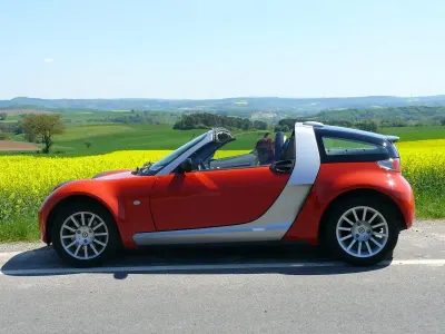 Usata Smart Roadster 82 CV (60 kW) 2005 Rosso Cabrio